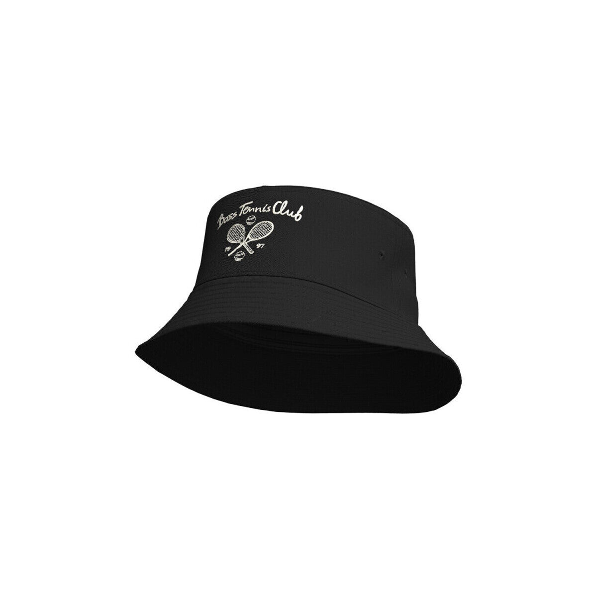 Bob BOSS Tennis Club Noir Brodé – Logo Raquettes