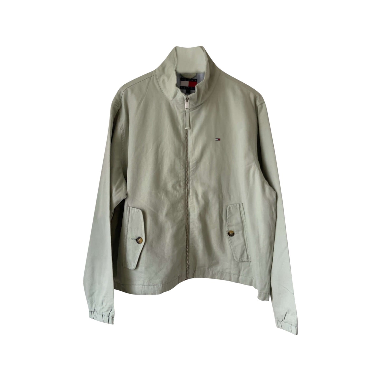 Pack de 6 - Veste Tommy Hilfiger Coupe Courte Zippée – Blouson Léger Mi-Saison Casual Chic (Bleu, Beige, Vert, Blanc)
