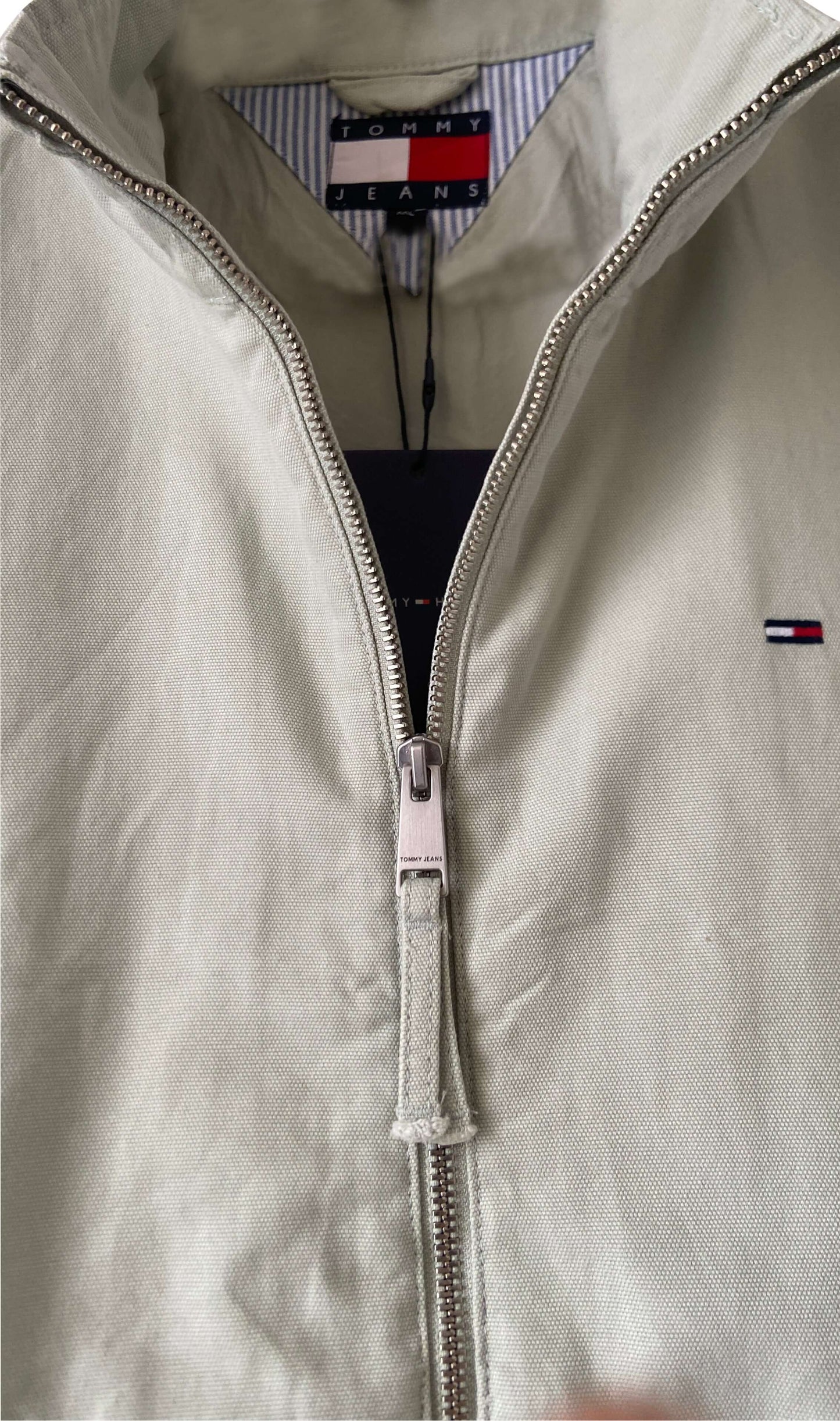 Pack de 6 - Veste Tommy Hilfiger Coupe Courte Zippée – Blouson Léger Mi-Saison Casual Chic (Bleu, Beige, Vert, Blanc)