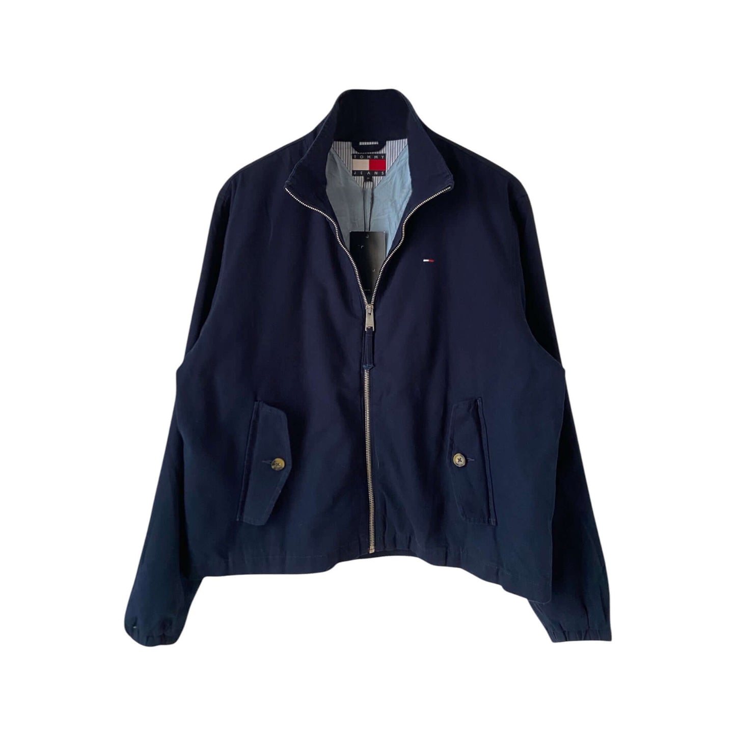 Pack de 6 - Veste Tommy Hilfiger Coupe Courte Zippée – Blouson Léger Mi-Saison Casual Chic (Bleu, Beige, Vert, Blanc)