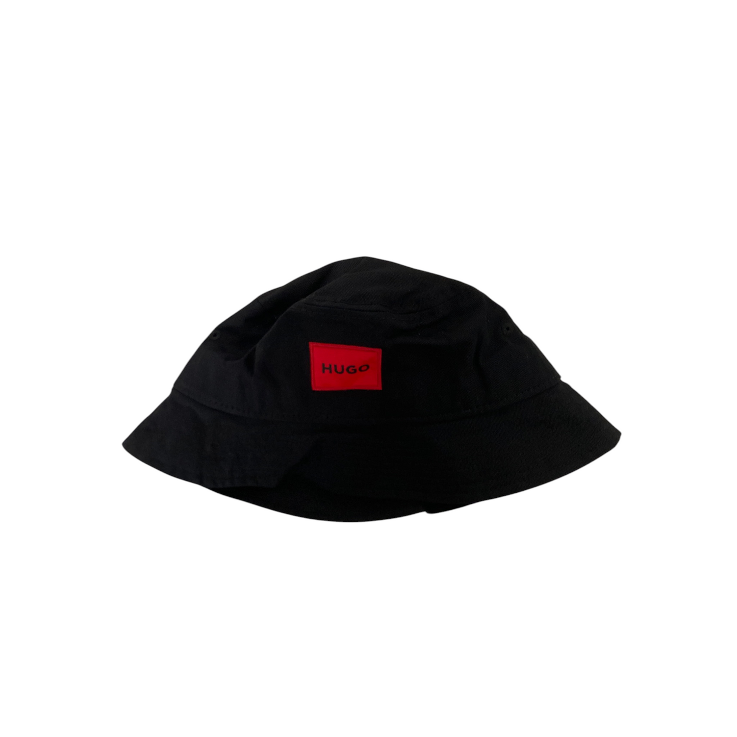 Bob HUGO Noir avec Patch Logo Rouge