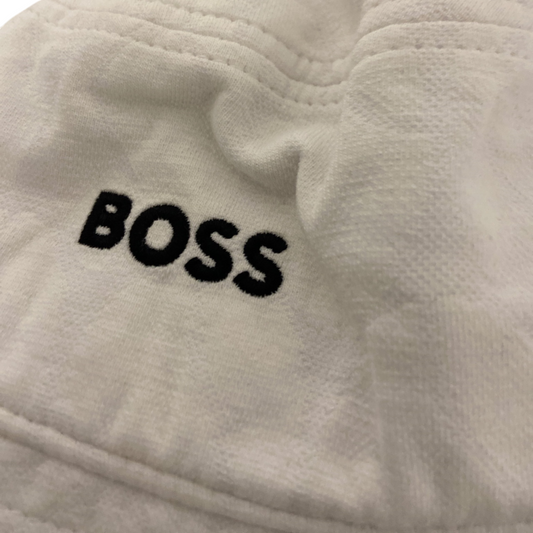 Bob BOSS blanc pour Hommes - Bucket Hat