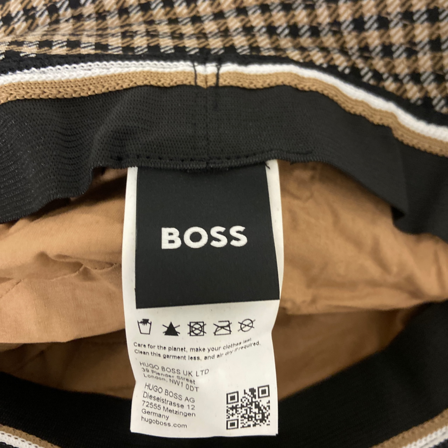 Bob BOSS Saul en sergé recyclé à motifs