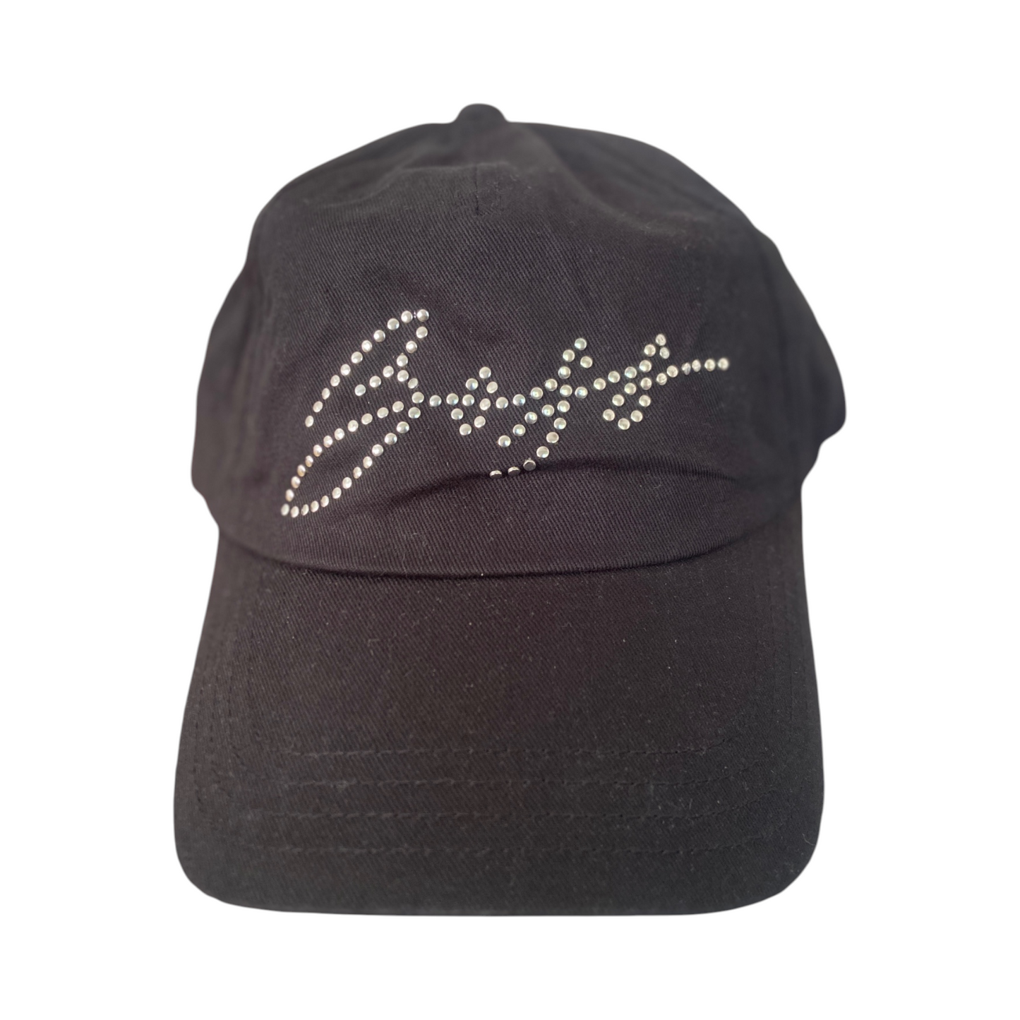 Casquette BOSS Noire à Logo Signature Strass