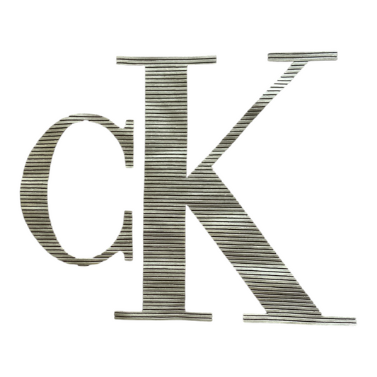 T-shirt Calvin Klein Jeans Garçon Gris Anthracite Logo CK Embossé