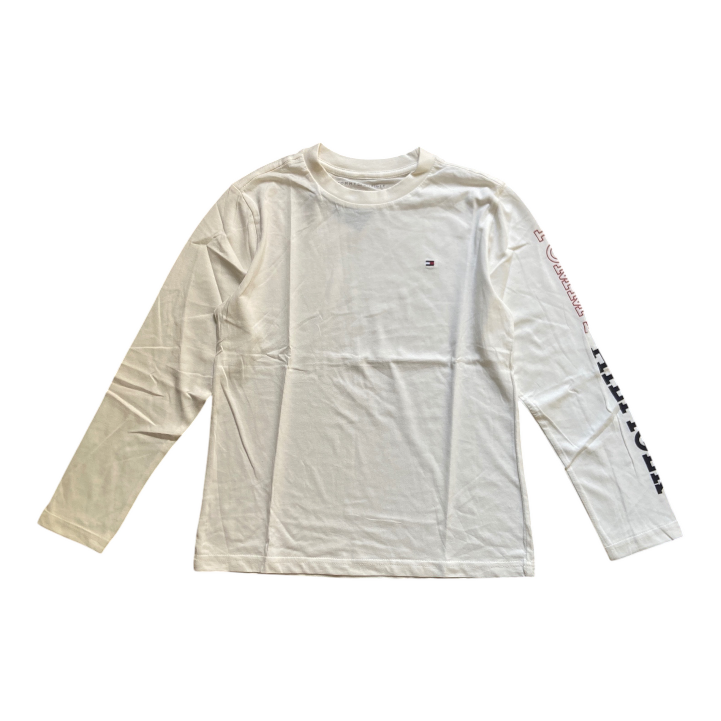 T-Shirt Enfant Manches Longues Tommy Logo – Haut Coton Confortable Style Casual