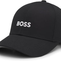 Casquette BOSS Noire à Logo Brodé Blanc – Baseball Cap Homme Premium