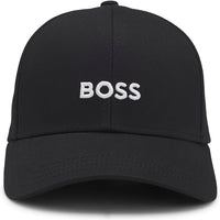 Casquette BOSS Noire à Logo Brodé Blanc – Baseball Cap Homme Premium