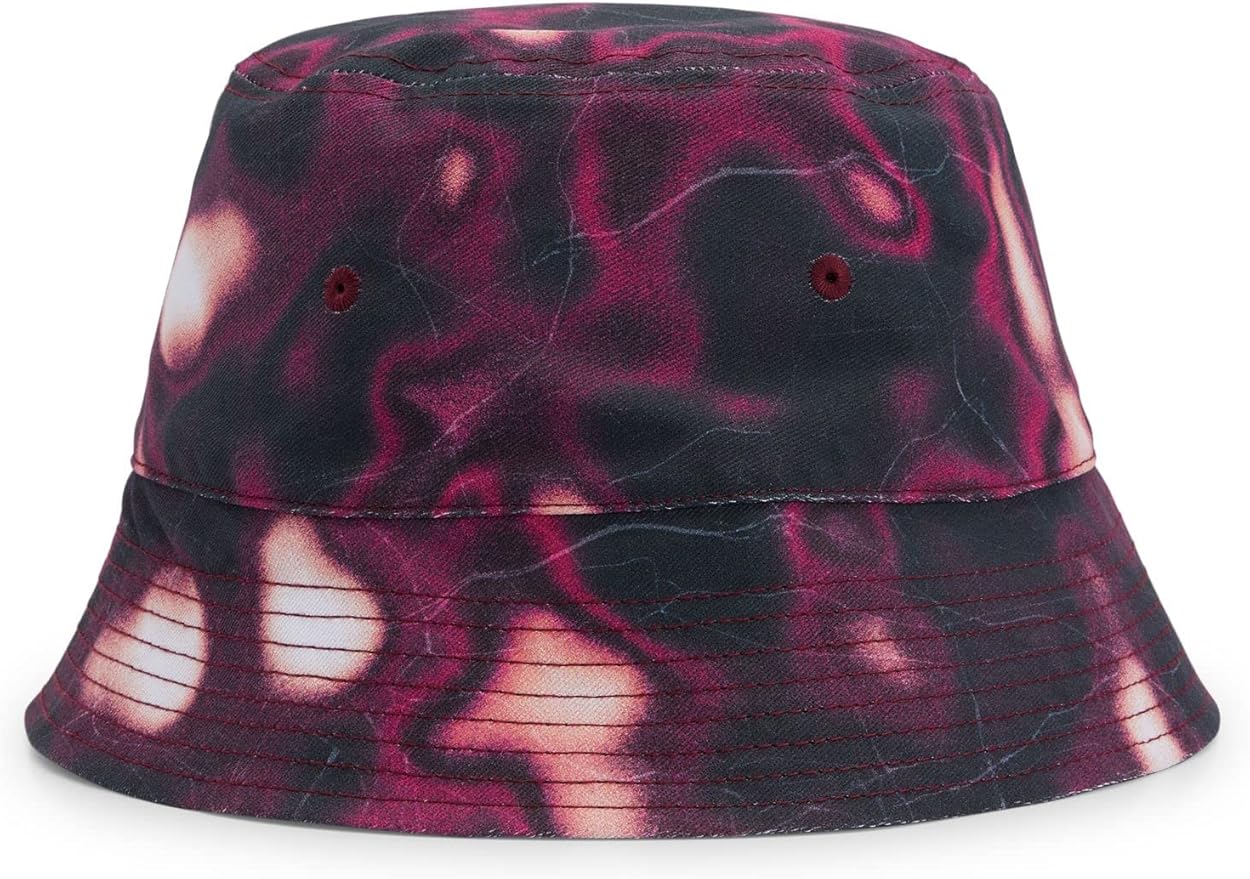 Bob BOSS Imprimé Bordeaux – Bucket Hat Homme Premium