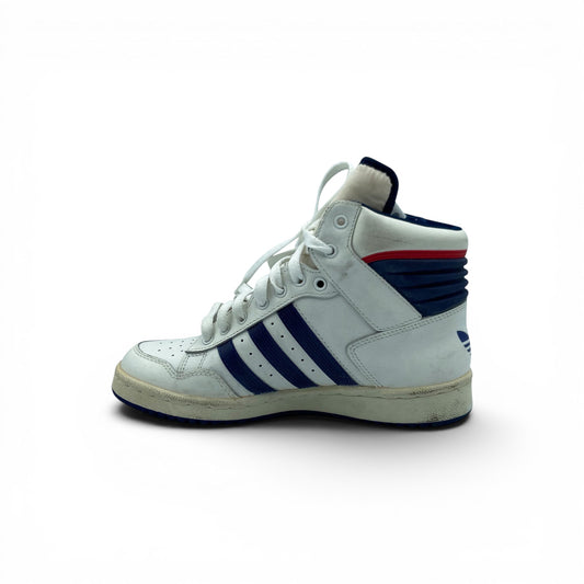 Adidas Pro Conference Vintage AG7320 – Baskets Hautes Rétro Blanc Bleu Rouge