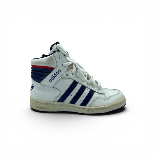 Adidas Pro Conference Vintage AG7320 – Baskets Hautes Rétro Blanc Bleu Rouge