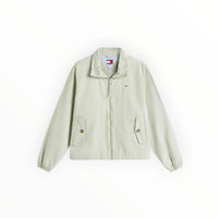 Tommy Hilfiger DW0DW20526, veste verte zippée femme Tommy Jeans au style intemporel, parfaite pour une tenue casual.