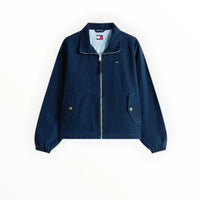 Tommy Hilfiger DW0DW20526, veste Bleu zippée femme Tommy Jeans au style intemporel, parfaite pour une tenue casual.
