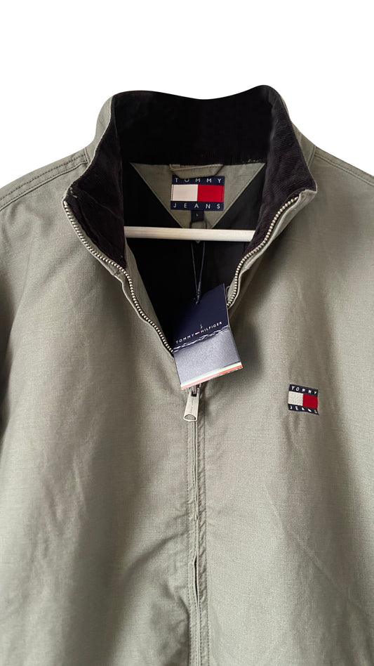 Veste Homme Légère Zippée Tommy Hilfiger –  Beige, Vert