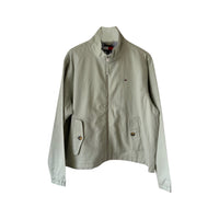 Veste Verte Tommy Hilfiger Femme DW0DW20526, veste Tommy Jeans zippée, vue de face, style casual moderne.