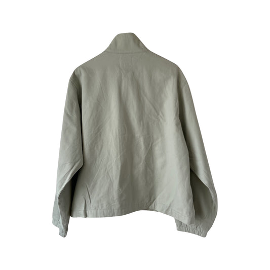 Veste Tommy Hilfiger Coupe Courte Zippée – Blouson Léger Mi-Saison Casual Chic (Bleu, Beige, Vert, Blanc)