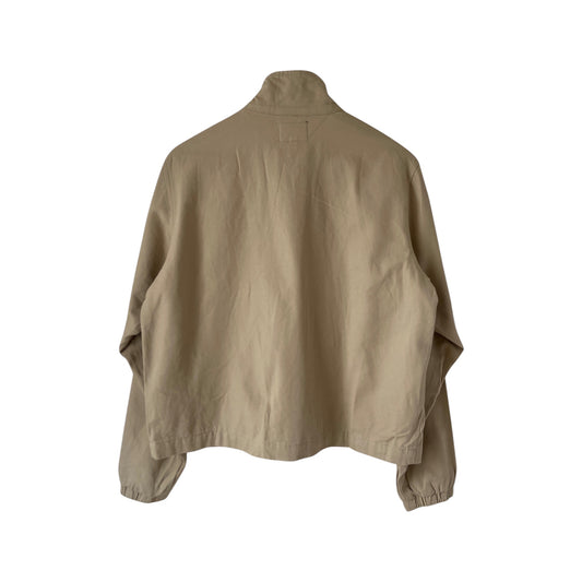 Veste Tommy Hilfiger Coupe Courte Zippée – Blouson Léger Mi-Saison Casual Chic (Bleu, Beige, Vert, Blanc)