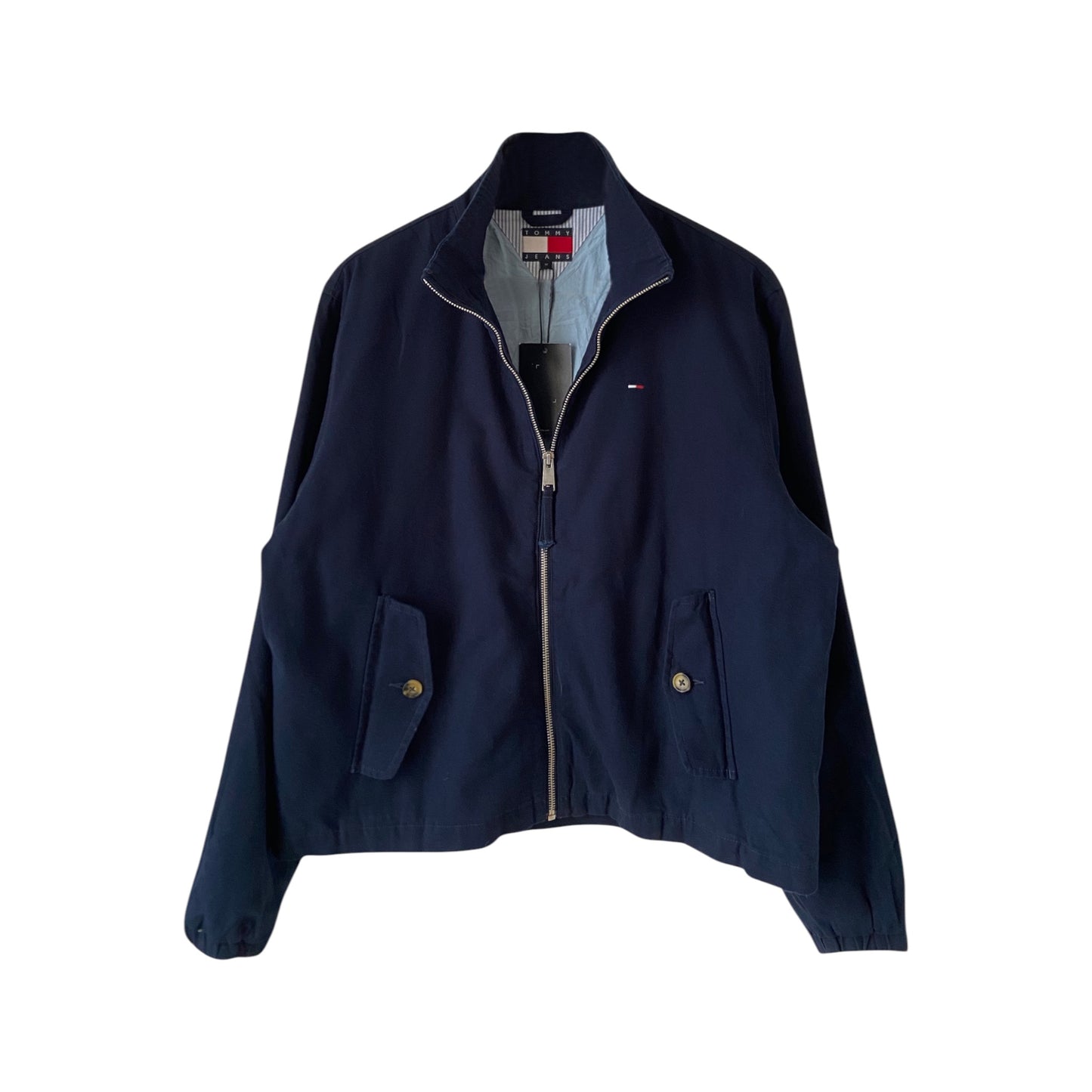 Pack de 6 - Veste Tommy Hilfiger Coupe Courte Zippée – Blouson Léger Mi-Saison Casual Chic (Bleu, Beige, Vert, Blanc)