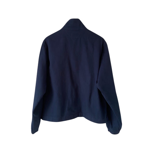 Veste Tommy Hilfiger Coupe Courte Zippée – Blouson Léger Mi-Saison Casual Chic (Bleu, Beige, Vert, Blanc)