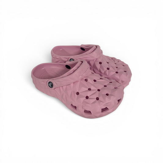 Crocs Noires Unisex à Motif Géométric – Sabots Confort Premium avec Bride Ajustable