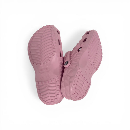 Crocs Noires Unisex à Motif Géométric – Sabots Confort Premium avec Bride Ajustable