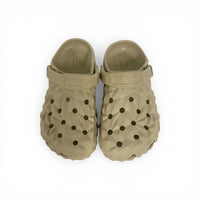 Unisex Black Geometric Pattern Crocs – Premium Comfort Clogs with Adjustable Strap