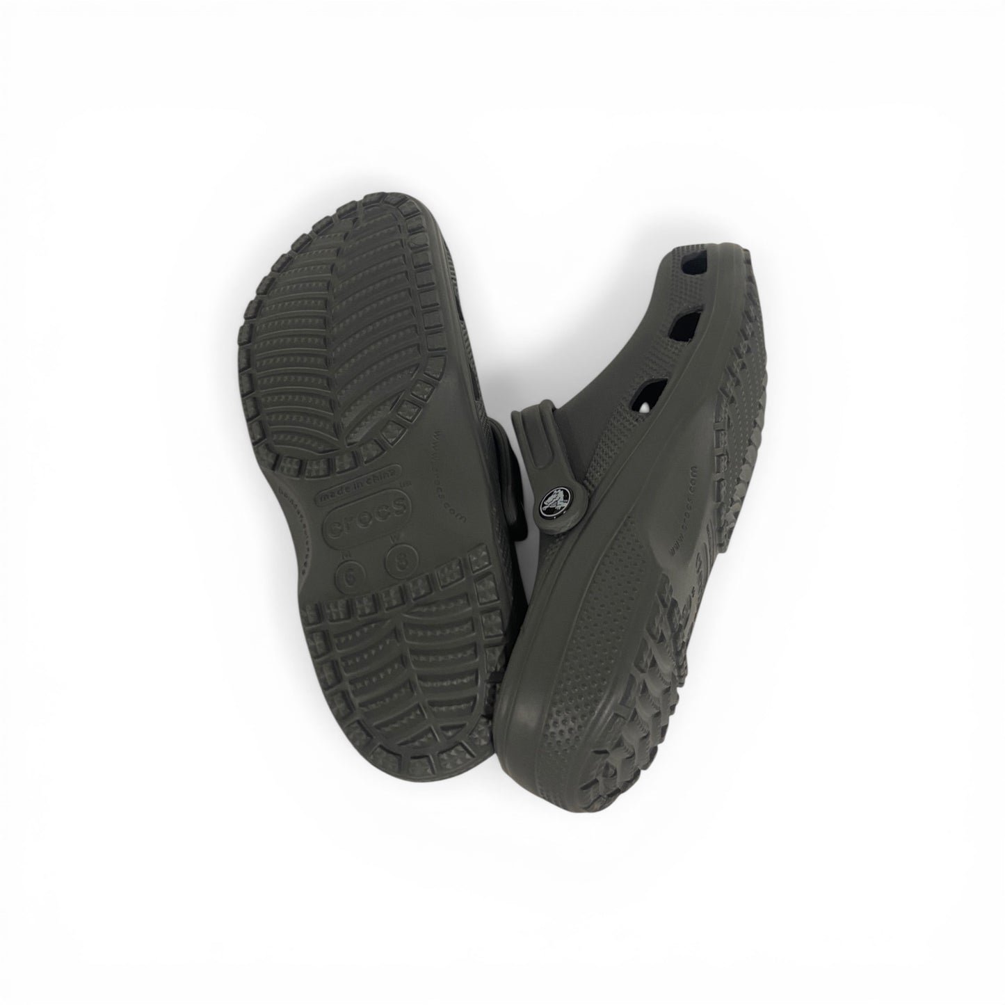 Pack de 10 - Sabots Crocs Classic Unisexe – Confort Léger & Antidérapant | Noir, Gris, Rose & Marine