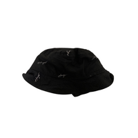 Bob HUGO Noir Monogramme avec Patch Logo Rouge
