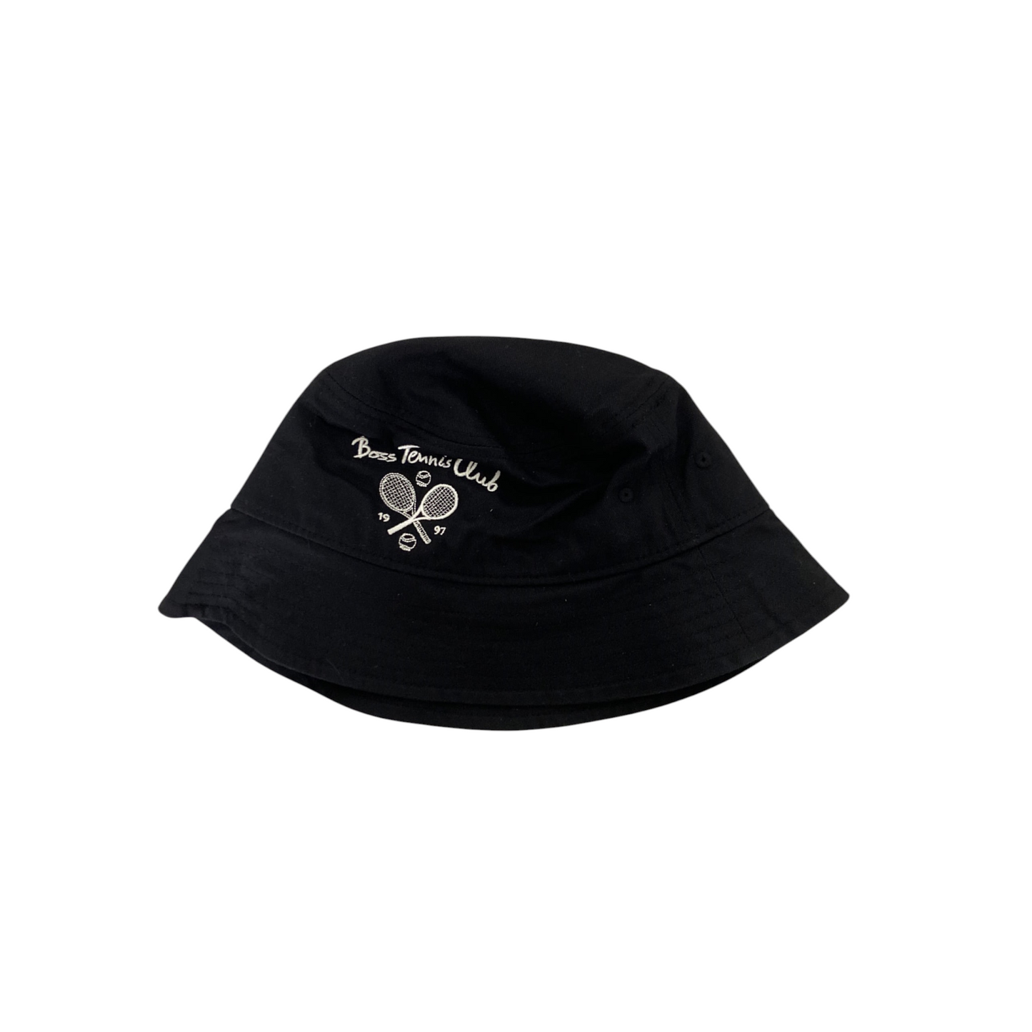 Bob BOSS Tennis Club Noir Brodé – Logo Raquettes