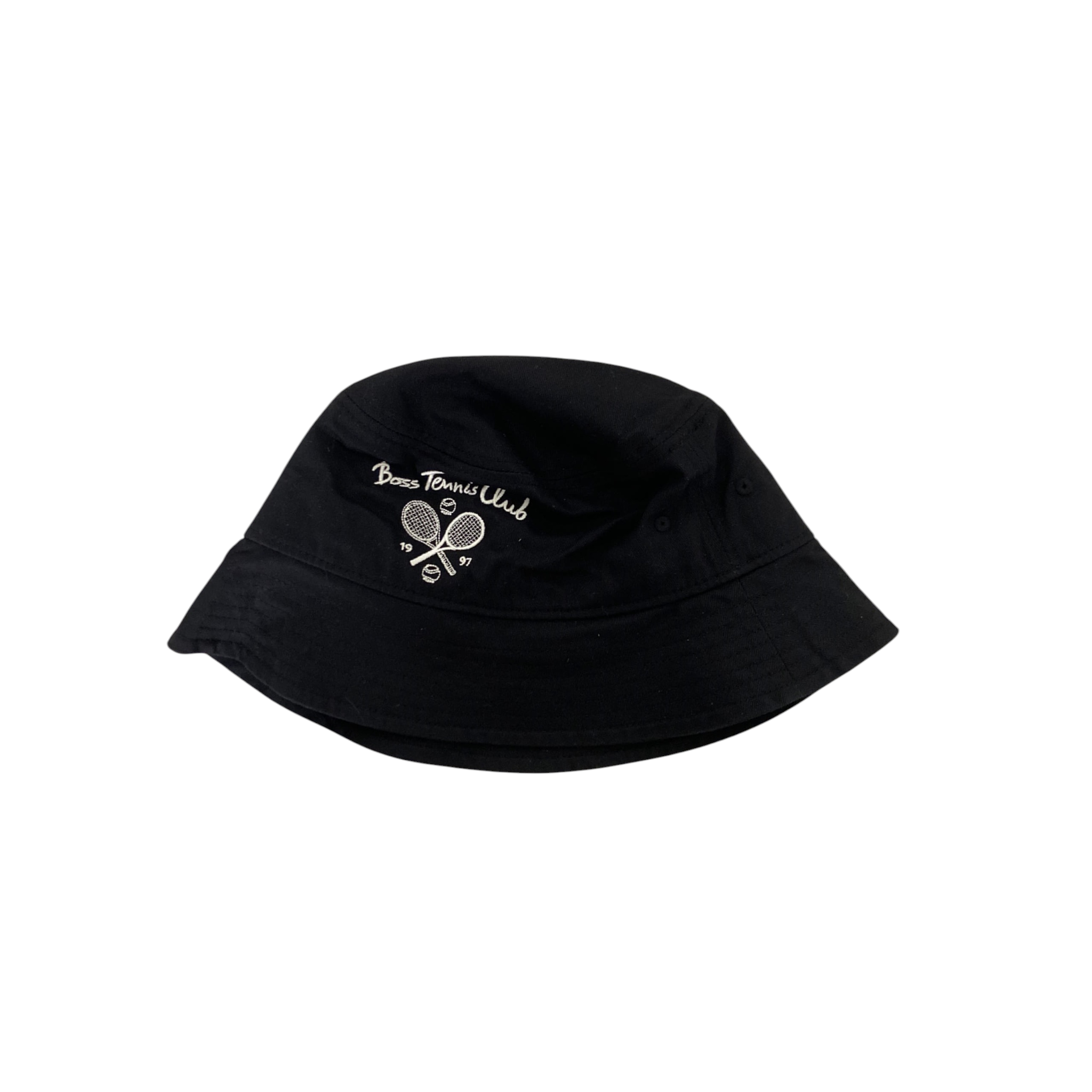 Bob BOSS Tennis Club Noir Brodé – Logo Raquettes