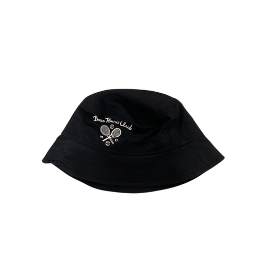 Bob BOSS Tennis Club Noir Brodé – Logo Raquettes