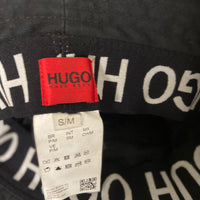 Hugo logo bucket hat in black