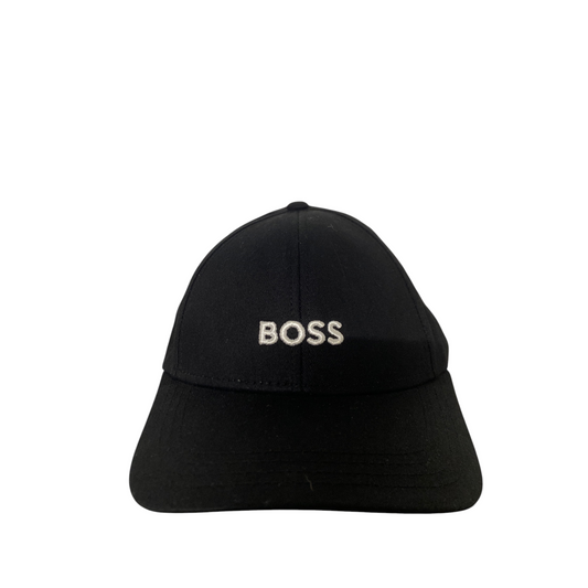 Casquette BOSS Noire à Logo Brodé Blanc – Baseball Cap Homme Premium