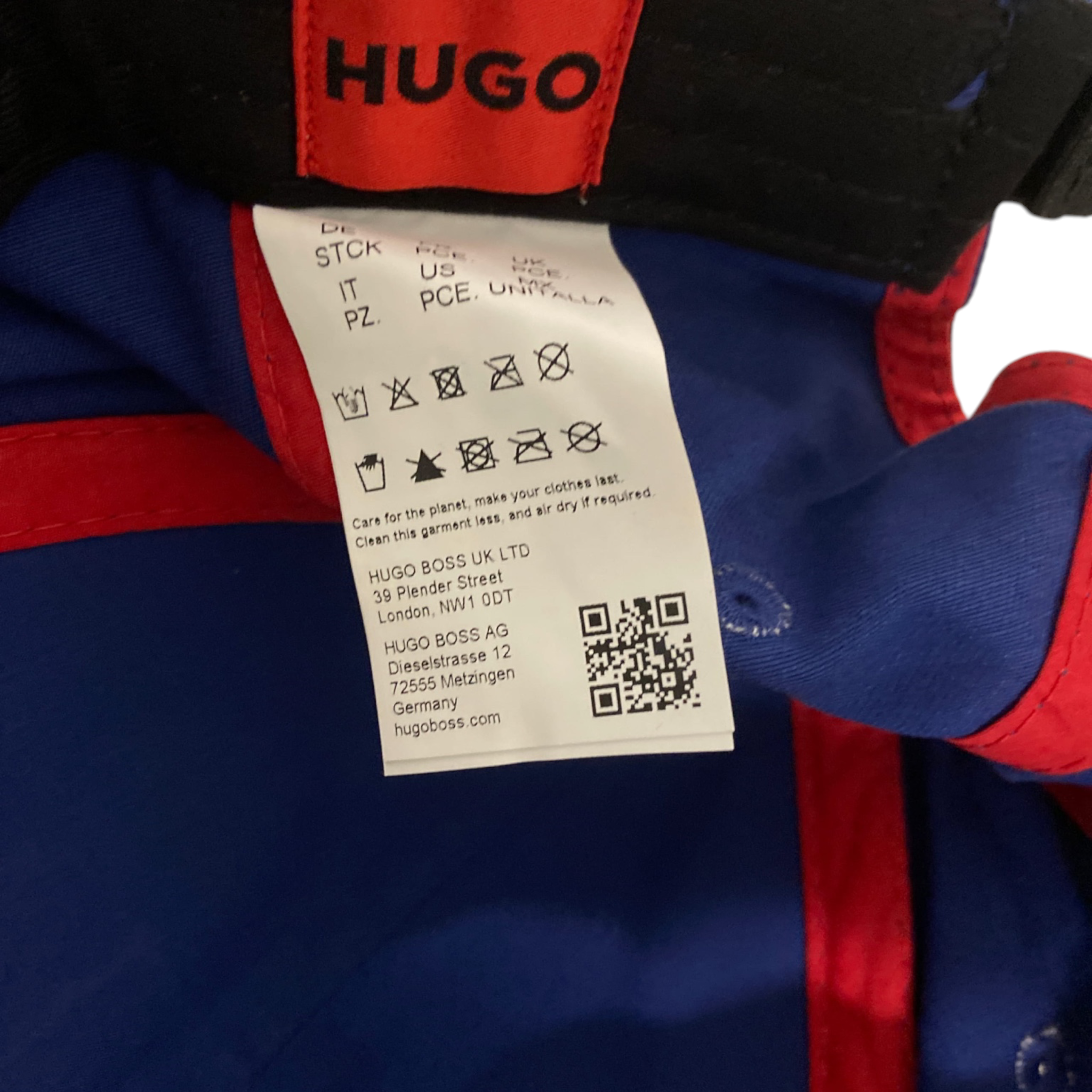 Casquette HUGO à Écusson Rouge – Baseball Cap Homme Premium
