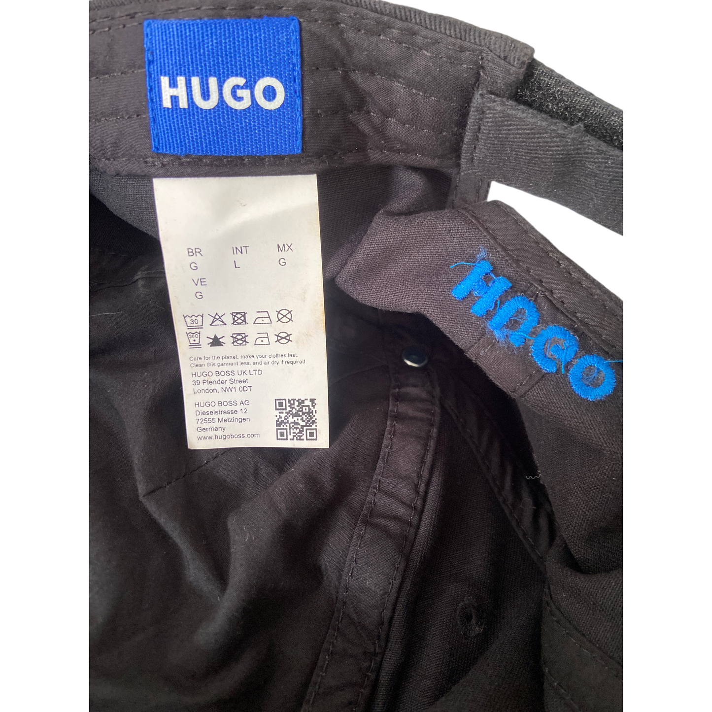 Casquette HUGO Noire Brodée