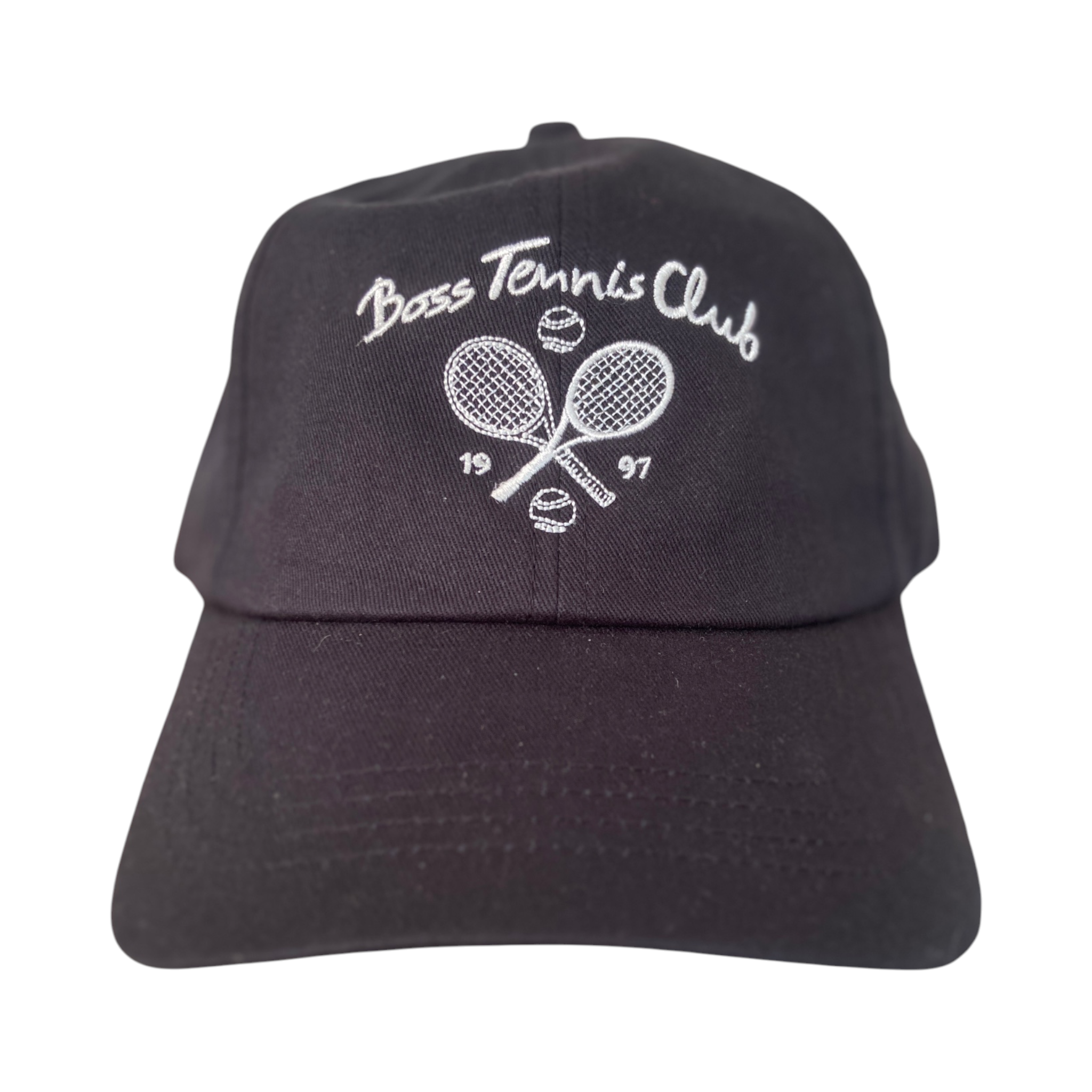 Casquette BOSS Lach Member Tennis Club Noire