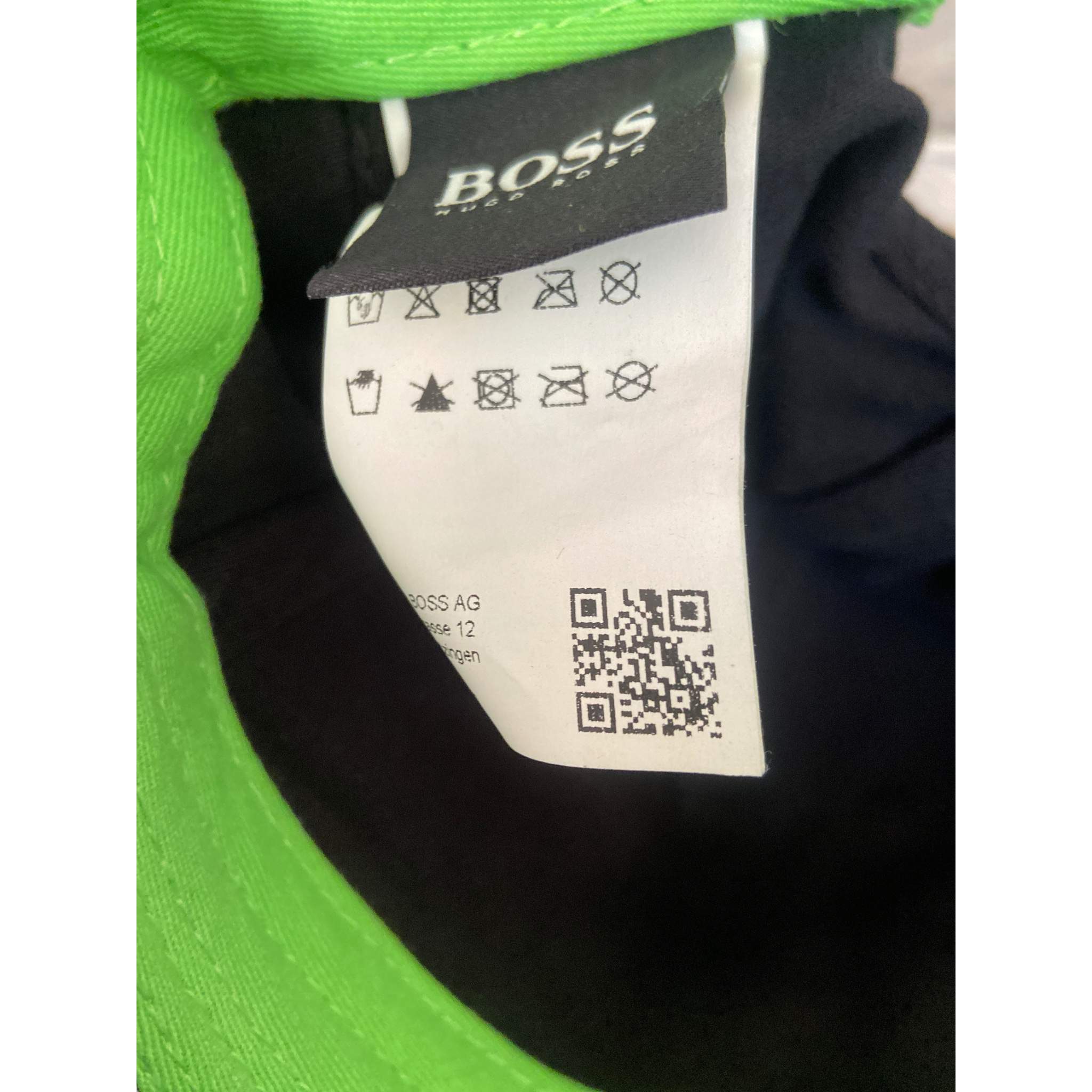 Casquette Hugo Boss Mens Green Baseball 50247149 (Black)