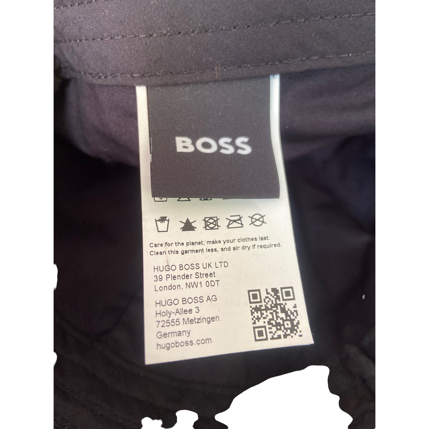 Casquette BOSS en coton Noire