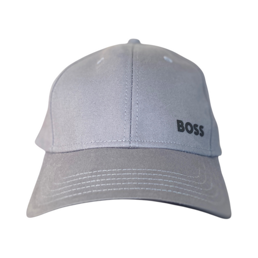 Casquette en twill coton Gris avec logo imprimé