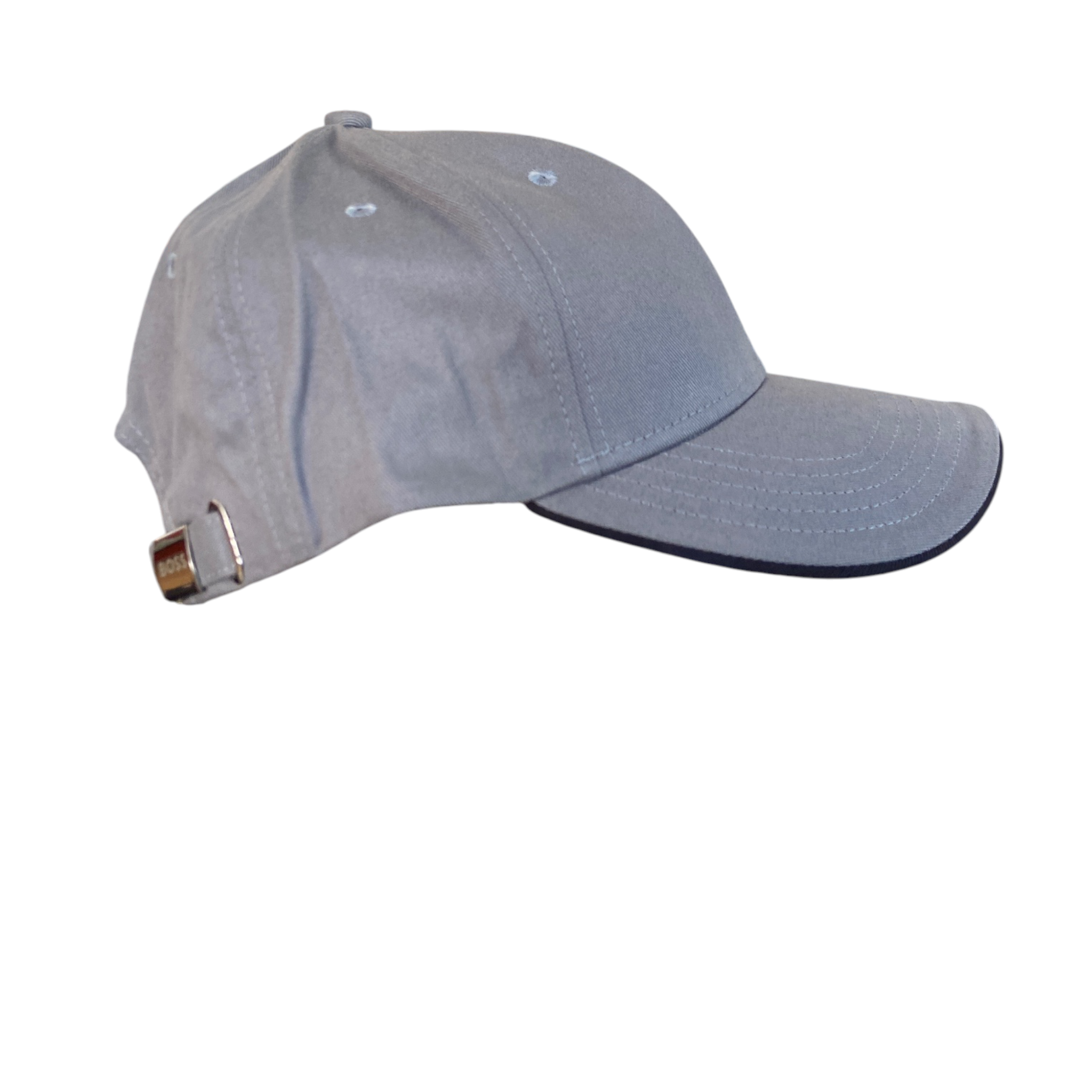Casquette en twill coton Gris avec logo imprimé