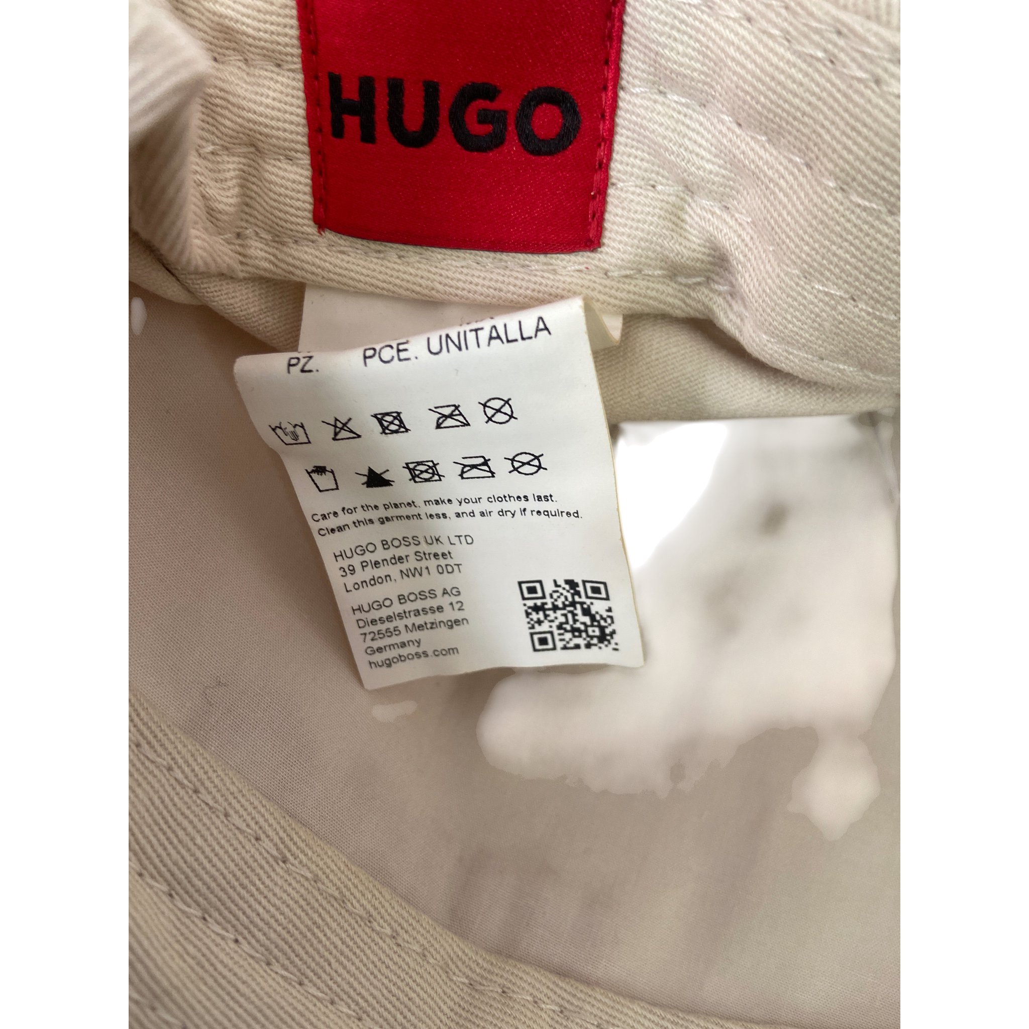 Casquette HUGO Homme 50533410 – Casquette Baseball Jude en Coton avec Logo Brodé