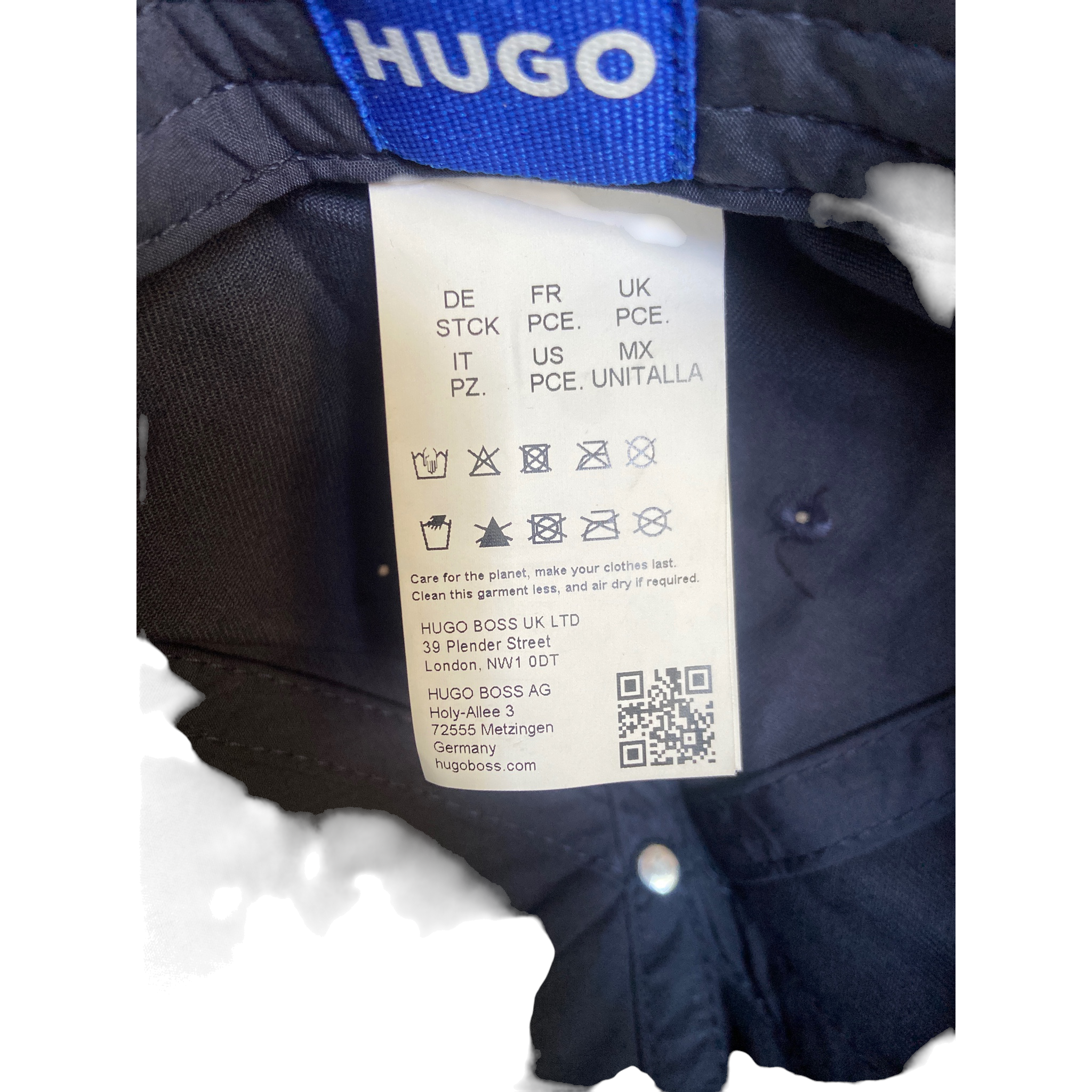 Casquette HUGO Homme 50522014 – Casquette Baseball Jinko en Coton avec Patch Logo