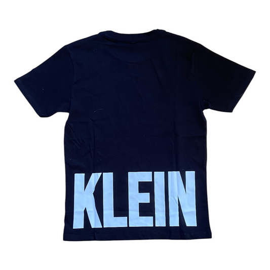 T-shirt Calvin Klein Jeans Enfant Noir – T-shirt Logo CALVIN Coton Manches Courtes