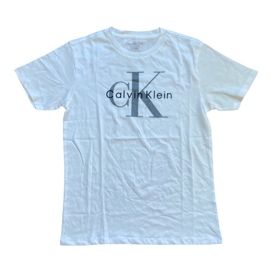 Calvin Klein Jeans MONO LOGO UNISEX - T-shirt imprimé - white