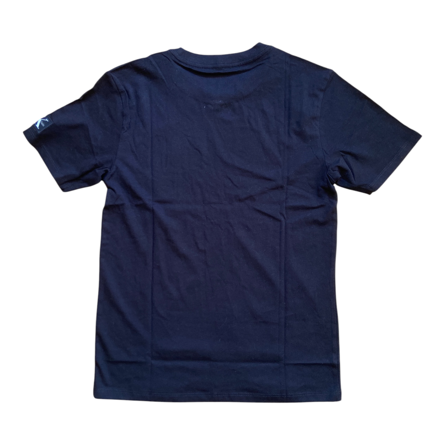 T-Shirt Calvin Klein Jeans Enfant Noir – T-Shirt Logo Relief Rouge Manches Courtes