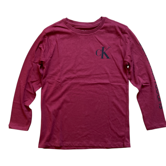 T-Shirt Calvin Klein Jeans Enfant Boys Monogram – Manches Longues Logo CK