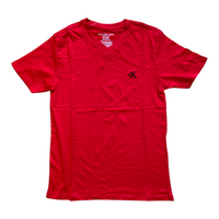 Calvin Klein Kids T-Shirt Garçon Col V Monogramme – Haut Casual Premium Enfant