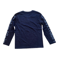 Calvin Klein Kids Garçon T-Shirt Manches Longues Imprimé – Logo Design Casual