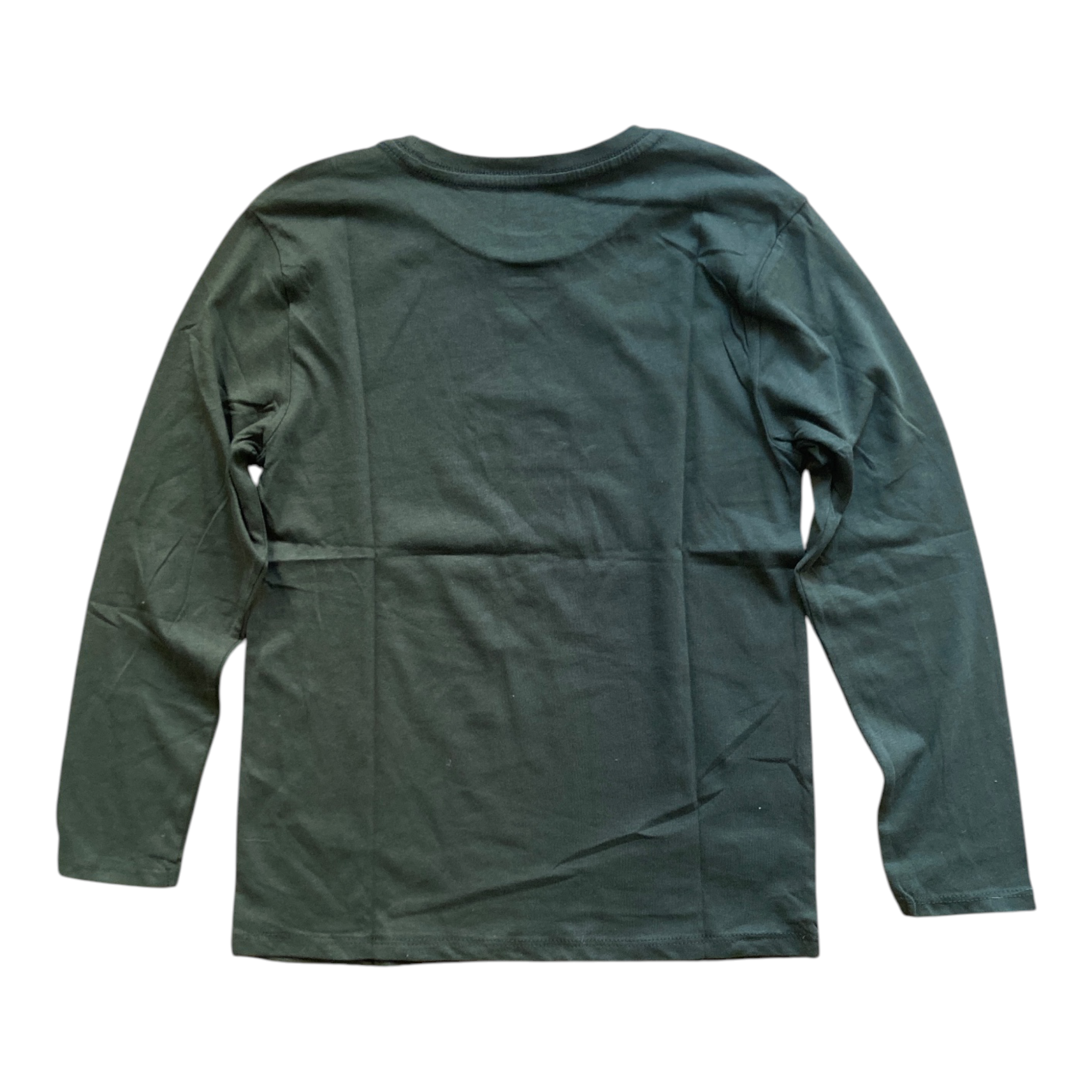 T-shirt Enfant Calvin Klein Jeans Manches Longues Kaki