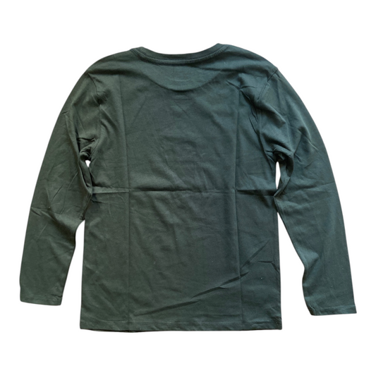 T-shirt Enfant Calvin Klein Jeans Manches Longues Kaki